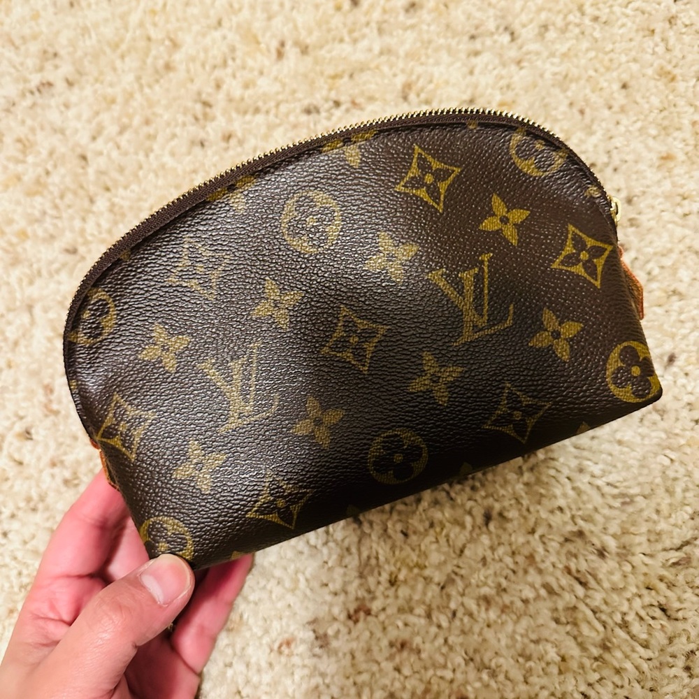 Lv Monogram Cosmetic Pouch
